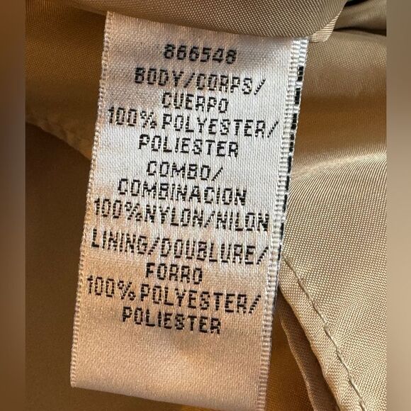 JS collections Dress Womens size 4 floral appliqué Gown Beige and Black Mesh - Picture 10 of 13